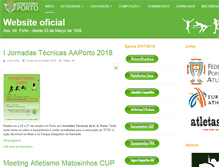 Tablet Screenshot of aaporto.com